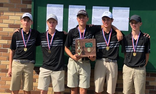 Hiland Boys Golf Team - Boys Division III Golf District Champions