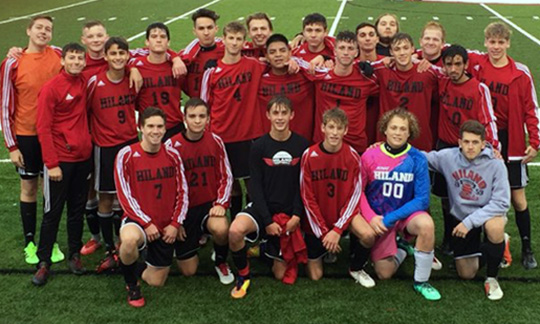 Hiland Boys Soccer - Division 3 East District Champions