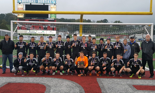 River View Boys Soccer - Division 2 East District Champions