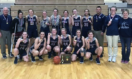 Morgan Girls Basketball - Division 3 East District 2 Champions