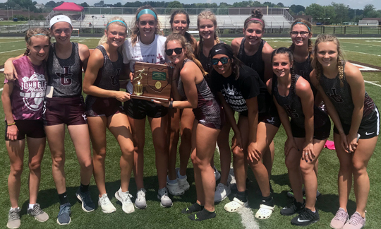 John Glenn Girls Track - Division 2 Meadowbrook District Champions